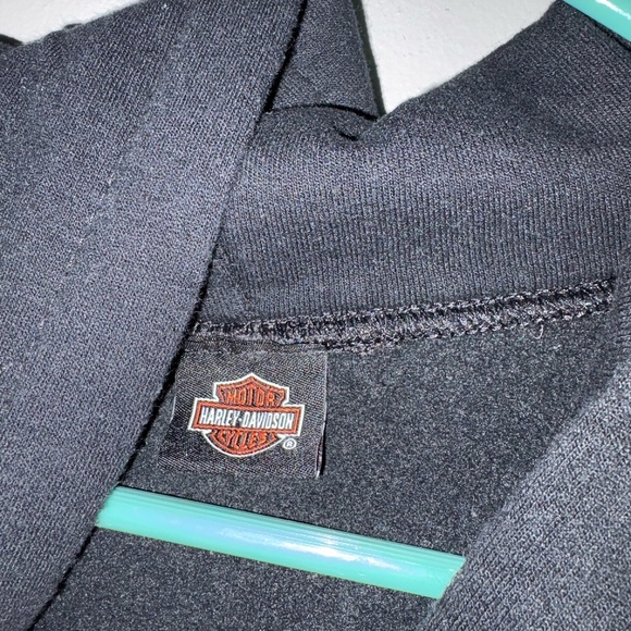 Harley-Davidson Men's Lightning Crest Pullover Hooded Sweatshirt - Picture 7 of 10